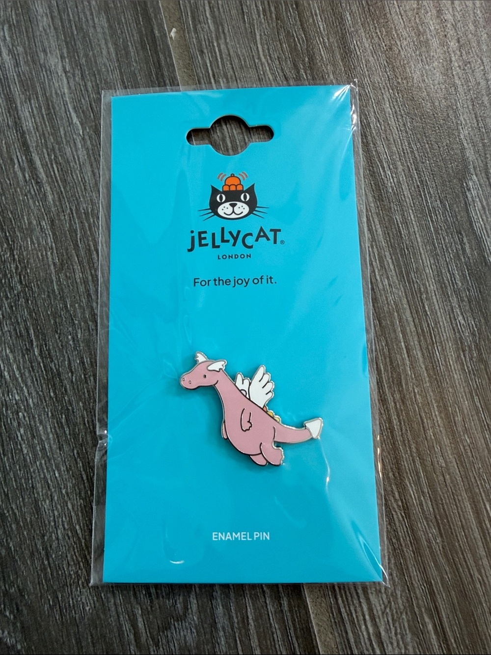 Jellycat Pink Jellycat Duskrise Dragon Enamel Pin NEW!